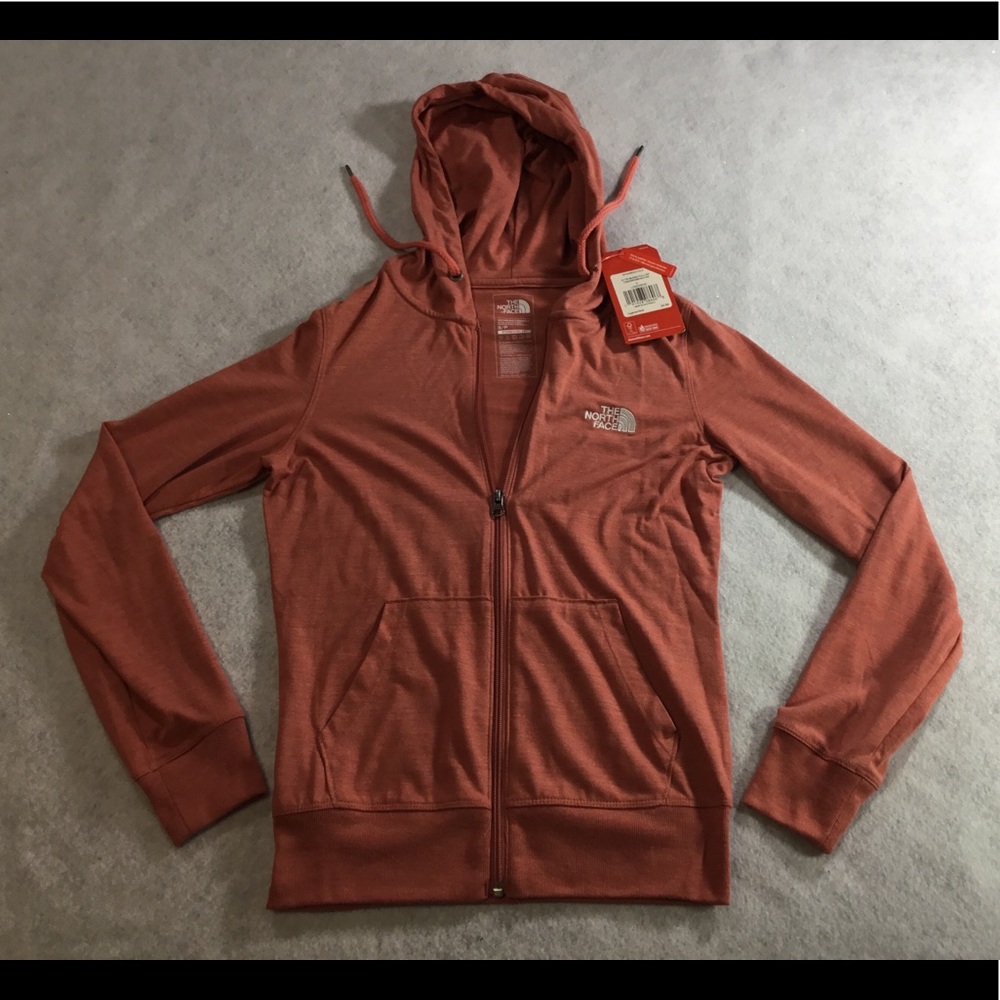 The North Face women’s peach hoodie SX S NWT